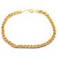 Pulseira De Ouro 18k Romana De 5,9mm Com 22cm