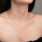 Corrente De Ouro 18k Veneziana De 0,5mm Com 60cm