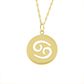 Pingente De Ouro 18k Signo Câncer