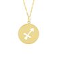Pingente De Ouro 18k Signo Sagitário