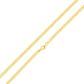 Corrente De Ouro 18k Lacraia De 3,7mm Com 45cm