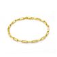 Pulseira De Ouro 18k Cartier Ovalada De 4,0mm Com 21cm 