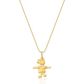Pingente De Ouro 18k Menina De 11mm