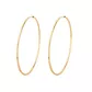 Brinco De Ouro 18k Argola De 46mm
