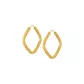 Brinco De Ouro 18k Argola Losango Plus PP