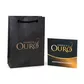 Brinco De Ouro 18k Argola Retangular Com 30mm