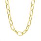 Corrente De Ouro 18k Elo Português Oval De 3,5mm Com 60 Cm 