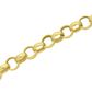 Pulseira De Ouro 18k Elo Português Com Fecho De Bolsa Grande 19cm
