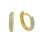 Brinco De Ouro 18k Argola Star