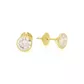 Brinco De Ouro 18k Áurea 5,0mm