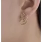Brinco De Ouro 18k Cinco Elos