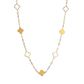 Corrente De Ouro 18k Trevo Com 50cm