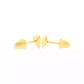 Brinco De Ouro 18k Coração Cheio 5,0mm