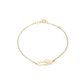Pulseira De Ouro 18k Elo Português com Figa