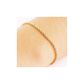 Pulseira De Ouro 18k Corda Tricolor De 4,5mm Com 19cm