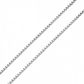 Corrente De Ouro Branco 18k Veneziana De 0,7mm Com 50cm