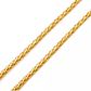 Corrente De Ouro 18k Palmeira De 2,3mm Com 40cm