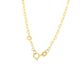 Pulseira Infantil De Ouro 18k Corações Amor De 0,2mm Com 13cm
