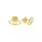 Brinco De Ouro 18k Olho Grego 