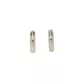 Brinco De Ouro Branco 18k Argola Luar P