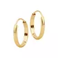 Brinco infantil De Ouro 18k Argola 11mm Plus