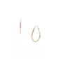 Brinco Infantil De Ouro 18k Argola Gota
