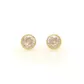 Brinco Infantil De Ouro 18k Áurea 3,0mm