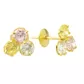 Brinco Infantil De Ouro 18k Três Marias