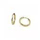 Brinco Infantil De Ouro 18k Wide Argola 