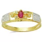 Anel De Formatura De Ouro 18k África - Feminino