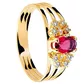 Anel De Formatura De Ouro 18k Guiana - Feminino