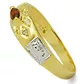 Anel De Formatura De Ouro 18k Marrocos - Feminino