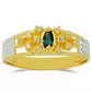 Anel De Formatura De Ouro 18k Peru - Feminino