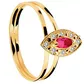 Anel De Formatura De Ouro 18k Tailândia - Feminino