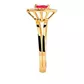 Anel De Formatura De Ouro 18k Tailândia - Feminino