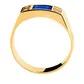 Anel De Formatura De Ouro 18k Uzbequistão - Masculino