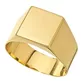 Anel De Ouro 18k Comendador Liso