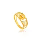 Anel Infantil de Ouro 18k Flor