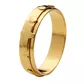 Anel De Ouro 18k Terço Grosso
