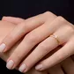 Anel Solitário de Ouro 18k Bella Com Zircônia