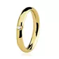 Aliança Individual De Ouro 18k Com 2,5mm e Diamante