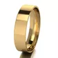 Aliança Individual De Ouro 18k Fio Quadrado De 6mm