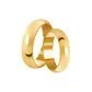 Par De Aliança Casamento De Ouro 18k Anatômica 5mm