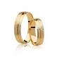 Par De Aliança Casamento De Ouro 18k Fosco De 5,0mm Com Diamante