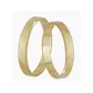 Par De Aliança Casamento De Ouro 18k Grooves De 3,0 mm