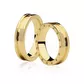 Par De Aliança Casamento De Ouro 18k Luxuri Anatômica 5,0mm Com Zircônias