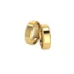 Par De Aliança Casamento De Ouro 18k Reta Chanfrada com 6mm 
