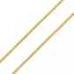Corrente De Ouro 18k Bismarck De 2,0mm Com 40cm