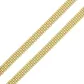 Corrente De Ouro 18k Bismarck De 3,0mm Com 45cm