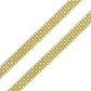 Corrente De Ouro 18k Bismarck De 3,0mm Com 45cm